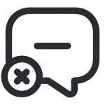 Message Remove SVG Icon